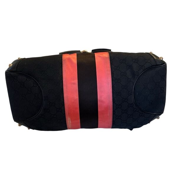 Gucci large horsebit pink and black tote - Picture 10 of 16